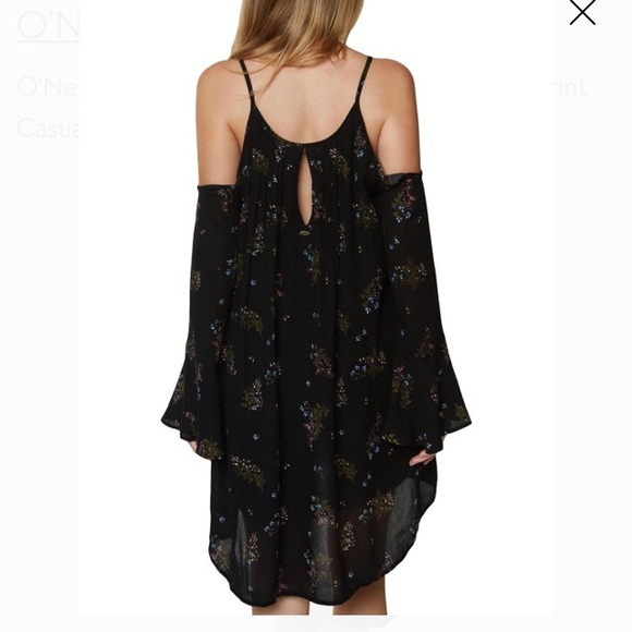 O Neill off the shoulder long sleeved dress - Picture 2 of 6